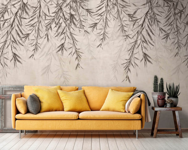 Delicate foliage on a serene background u93112pig36 600x480 - Delicate foliage on a serene background - tegory