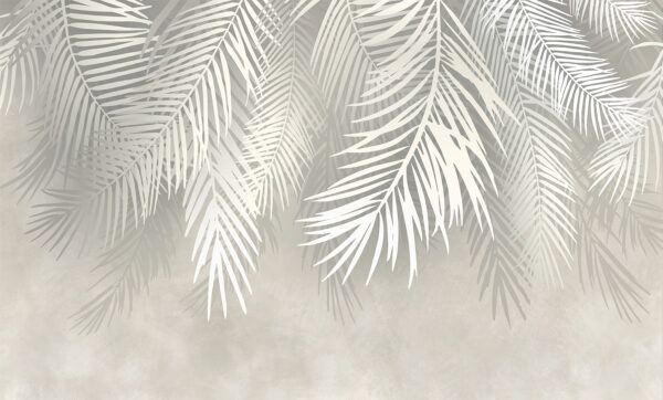 White leaves on a gray background u93103p 600x362 - White leaves on a gray background - tegory