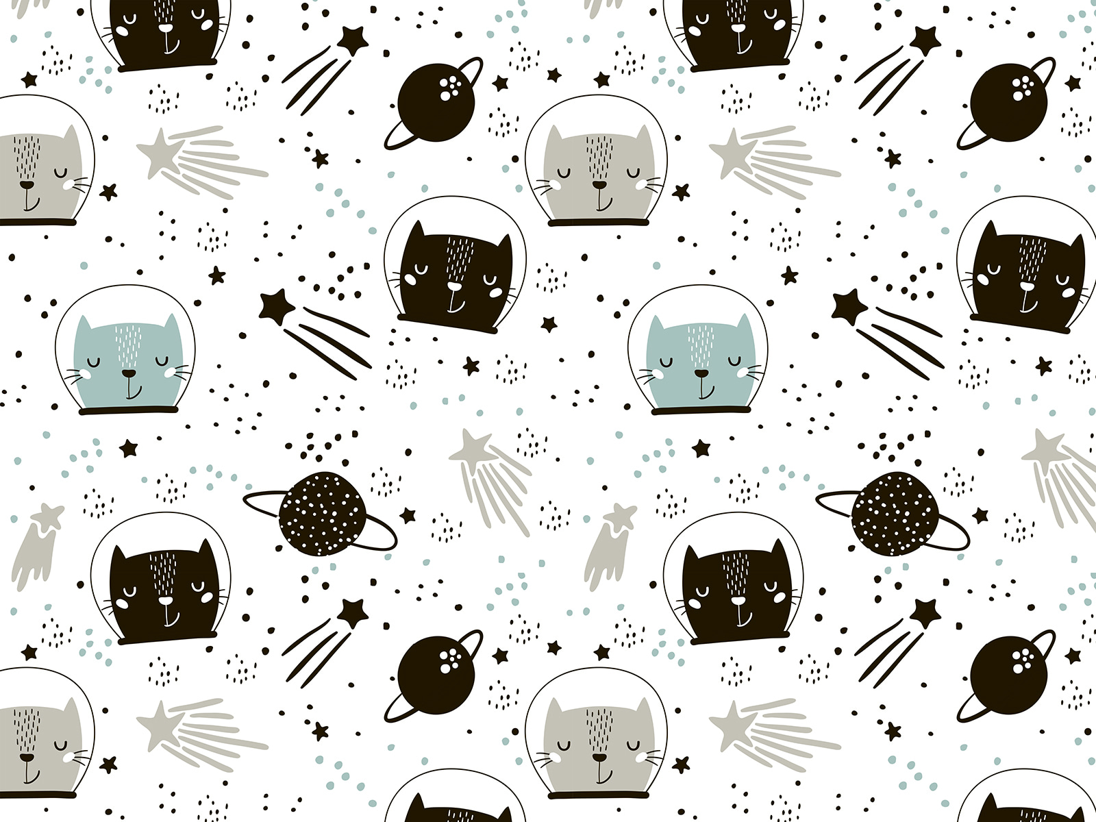 Pattern of cats in space u85422p - Pattern of cats in space - tegory
