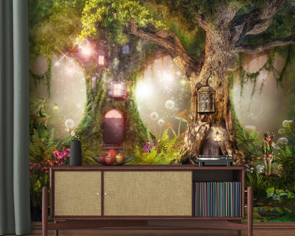 A fairy house in a tree u84360pig20m 600x480 - A fairy house in a tree - tegory