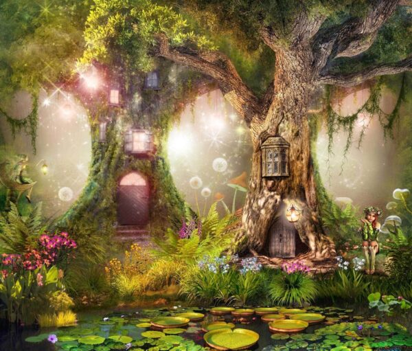 A fairy house in a tree u84360p 600x511 - A fairy house in a tree - tegory