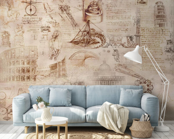 Historical illustrations and sketches collage. Historical illustrations and sketches collage.