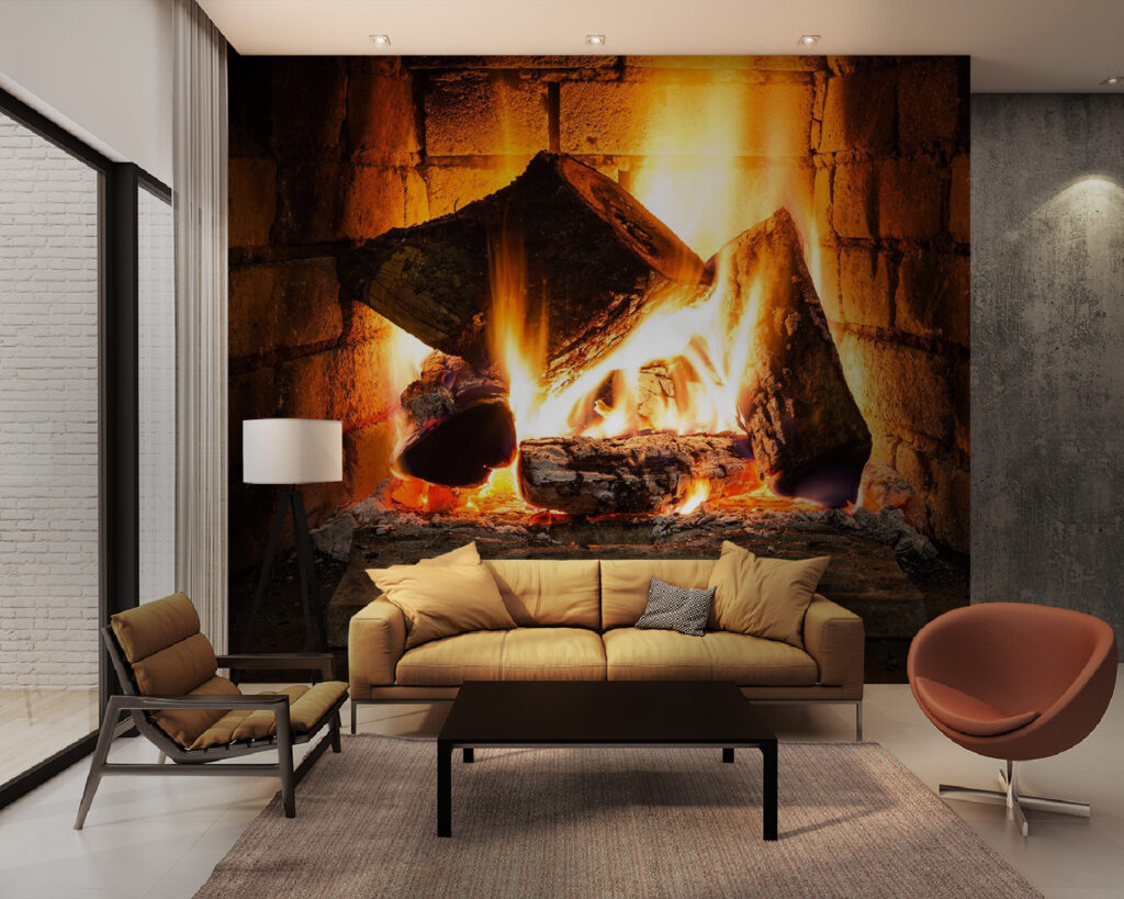 u83691pig28 1024x819 - Fire in a fireplace
