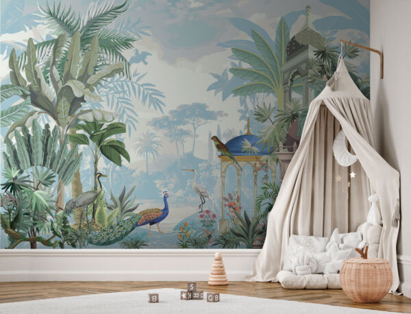 Mural of birds and plants u78645pir1m 600x458 - Mural of birds and plants - tegory