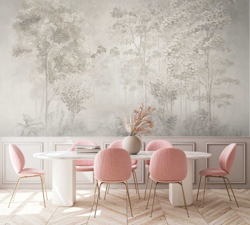 Wallpaper with trees and plants Wallpaper with trees and plants
