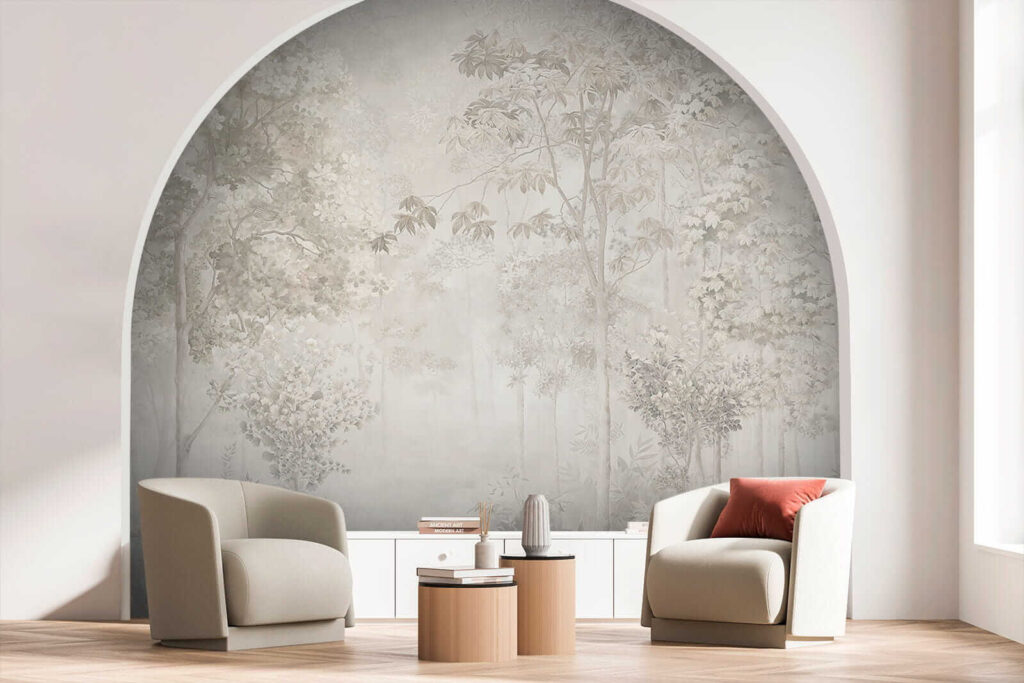 Wallpaper with trees and plants Wallpaper with trees and plants
