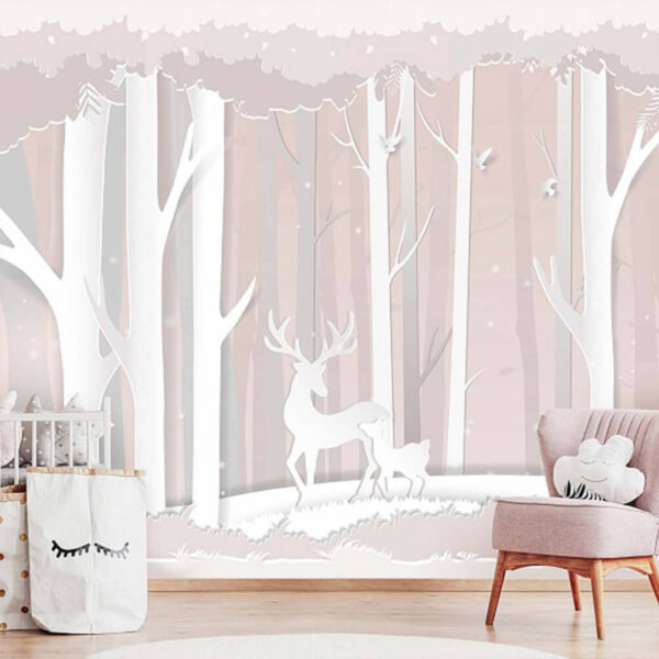 Paper cut out of a deer in a forest u78388pir1m 600x600 - Paper cut out of a deer in a forest - tegory
