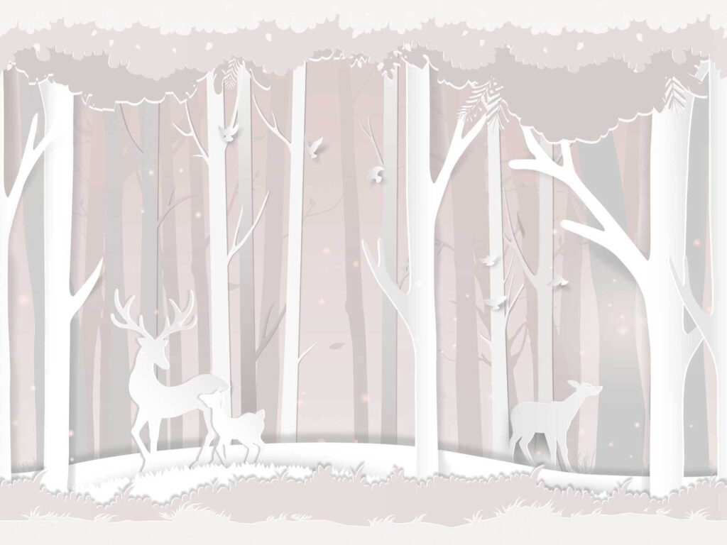 Paper cut out of a deer in a forest u78388p 1024x768 - Paper cut out of a deer in a forest - tegory