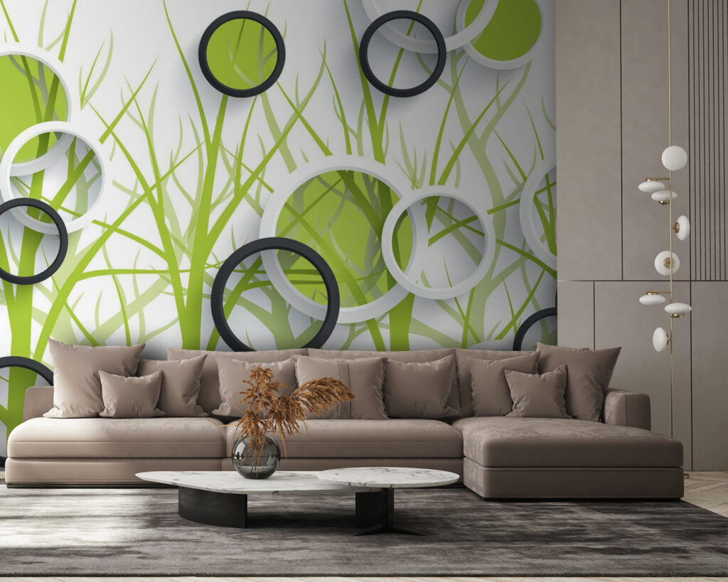 Wallpaper with circles and trees u78082pig58 1024x819 - Wallpaper with circles and trees - tegory