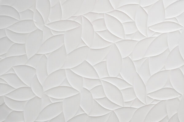 White surface with leaves White surface with leaves