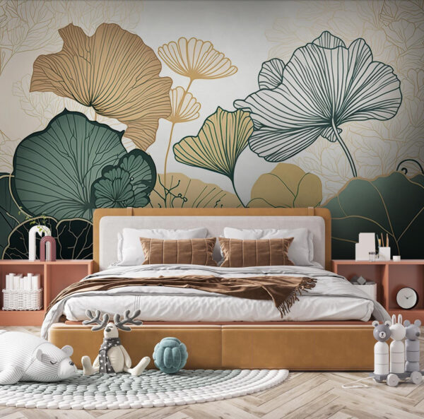 Botanical elegance in soft colors Botanical elegance in soft colors