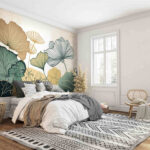 Wall murals Botanical elegance in soft colors