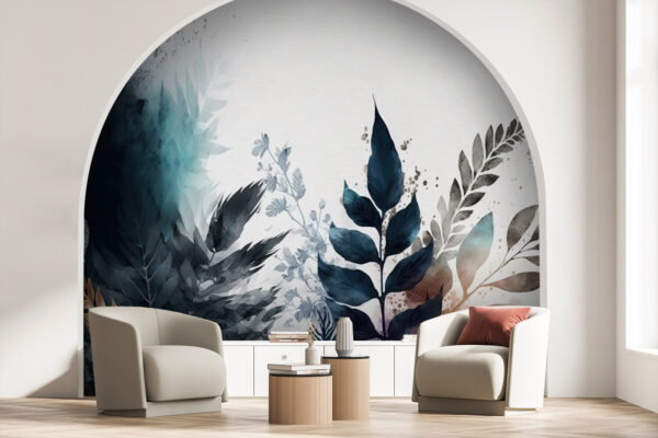 Elegant botanical abstract design. Elegant botanical abstract design.