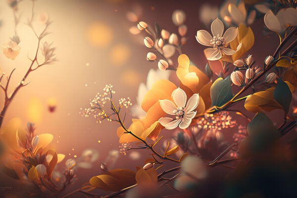 Delicate blooms in soft sunlight. Delicate blooms in soft sunlight.