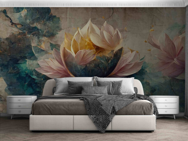 Painting of a flower Painting of a flower