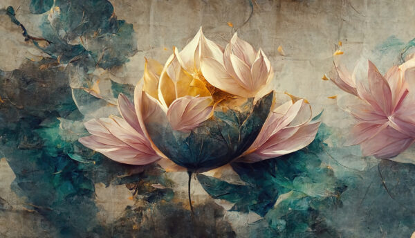 Painting of a flower Painting of a flower