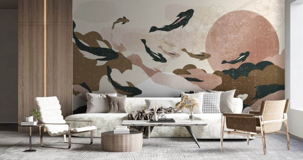 Painting of fish in the sky u72930pig1 1024x540 - Painting of fish in the sky - tegory