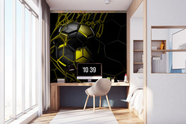 Football ball in a net u72802pir3 600x400 - Football ball in a net