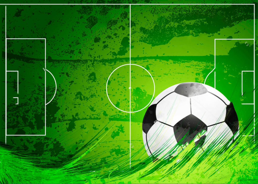 Football ball on a green field u72784p 1024x731 - Football ball on a green field - tegory
