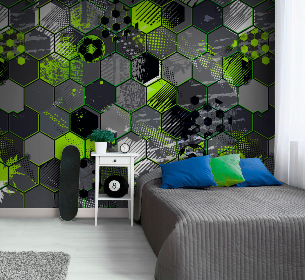 Pattern of hexagons and football balls u72779pir1m 1024x941 - Pattern of hexagons and football balls