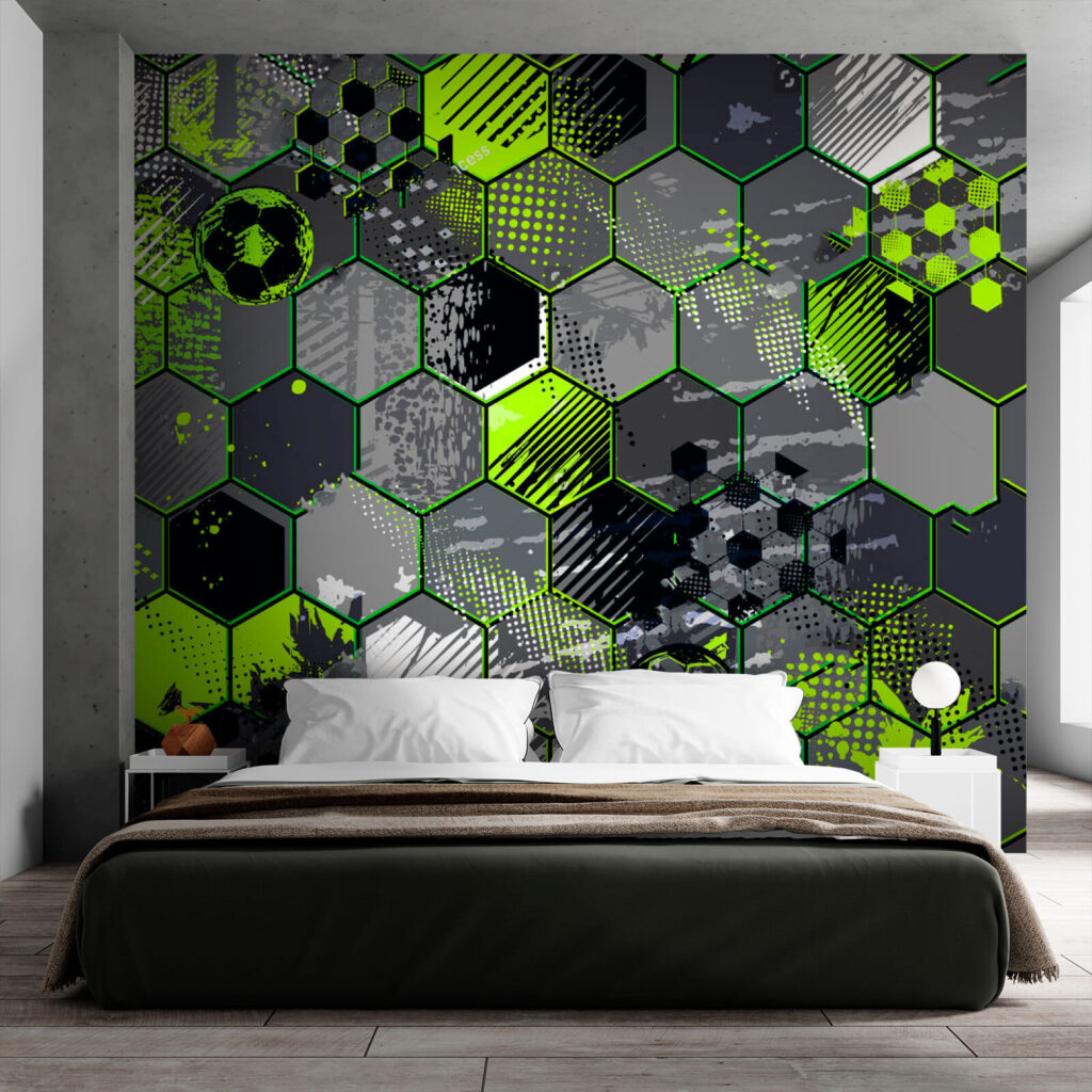 Pattern of hexagons and football balls u72779pib1 1024x1024 - Pattern of hexagons and football balls
