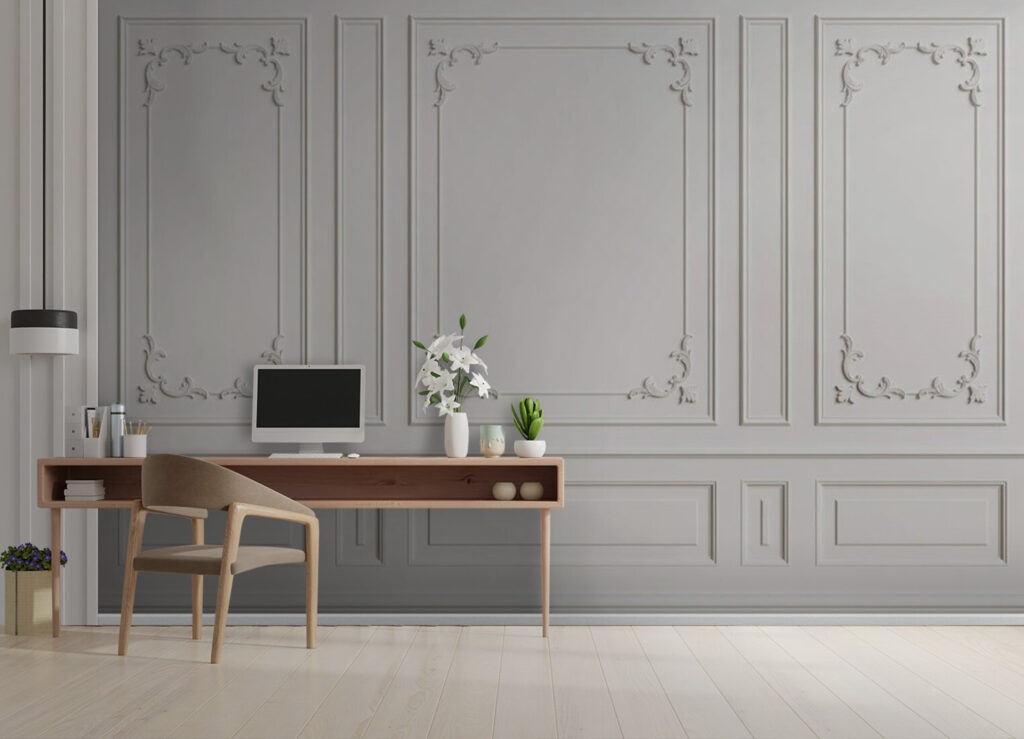 u72615piw2 1024x739 - White wall with molding - tegory