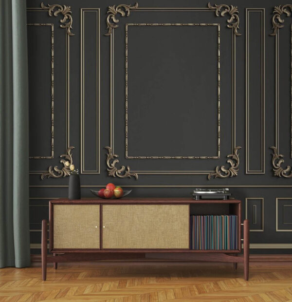 Elegant ornate wall design in dark tones u72614pih2 600x620 - Elegant ornate wall design in dark tones - tegory