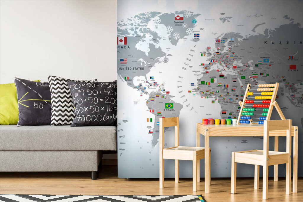 Map of the world with flags u72599pir2 1024x683 - Map of the world with flags