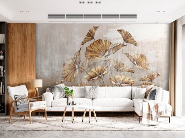 Painting of leaves on a wall u72440pig1 600x450 - Painting of leaves on a wall - tegory