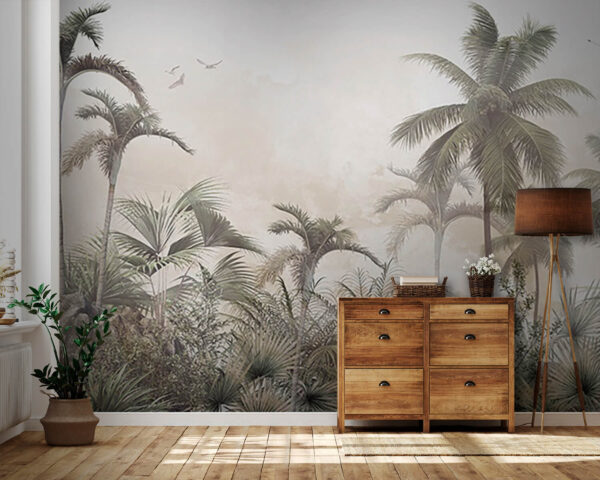 Palm trees and rocks in a foggy environment u72419pig41 600x480 - Palm trees and rocks in a foggy environment - tegory