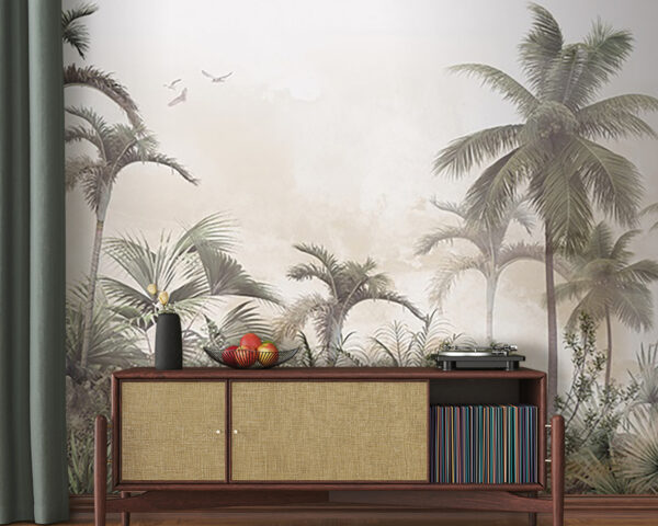 Palm trees and rocks in a foggy environment u72419pig20 600x480 - Palm trees and rocks in a foggy environment - tegory