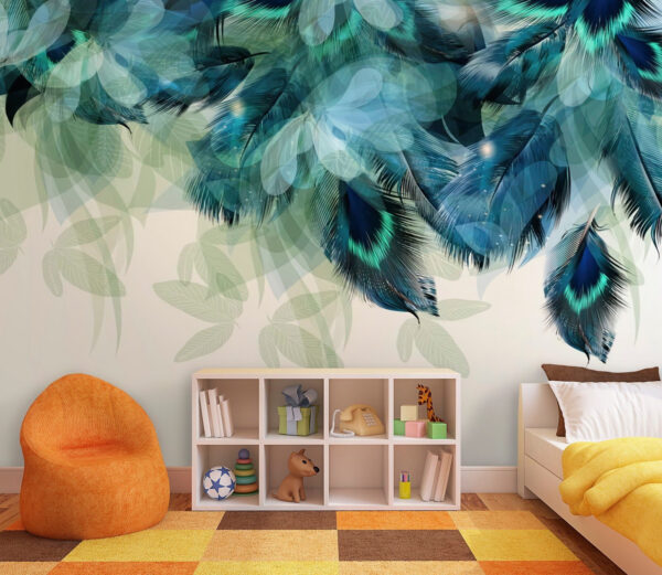 Blue and green feathers u72316pir1 600x521 - Blue and green feathers