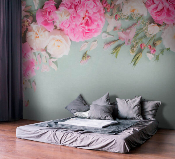 Group of pink flowers u72232pib2 600x547 - Group of pink flowers - tegory