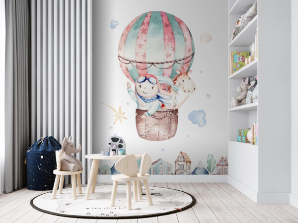 Watercolor illustration of a person in a hot air balloon u72079pir3 600x450 - Watercolor illustration of a person in a hot air balloon - tegory