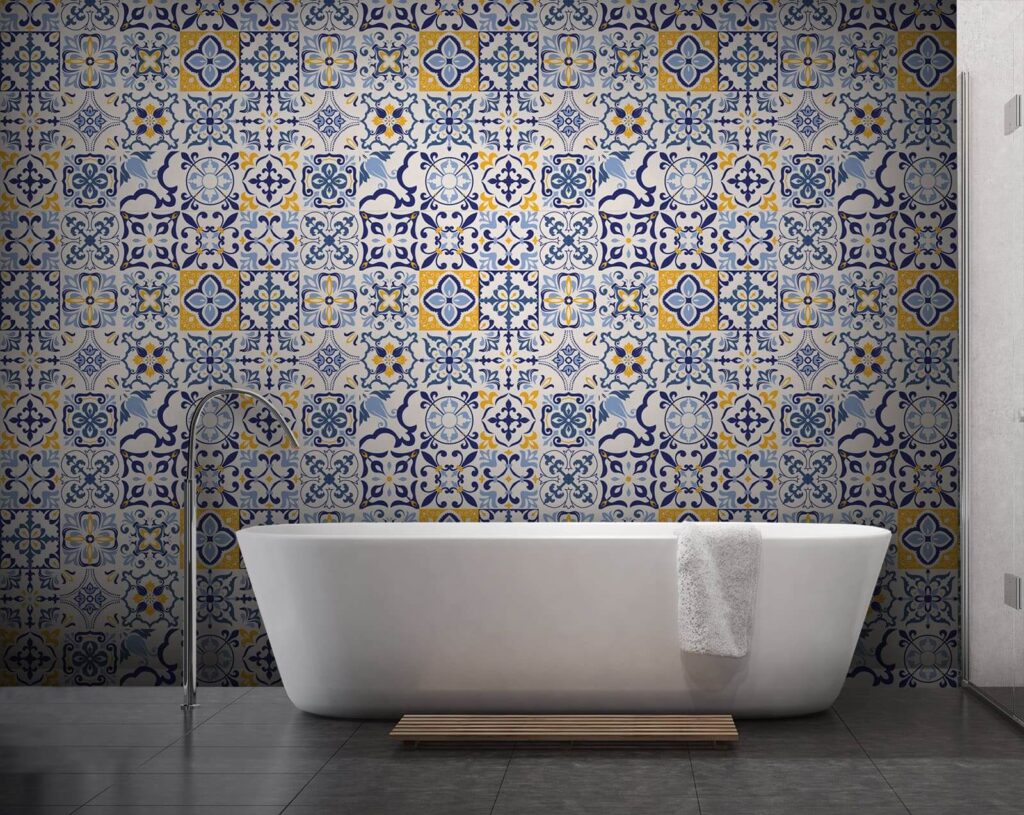 Pattern of blue and yellow tiles u71918pit1 1024x815 - Pattern of blue and yellow tiles - tegory