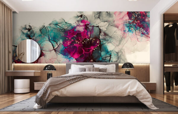 Colorful abstract fluid art composition. Colorful abstract fluid art composition.