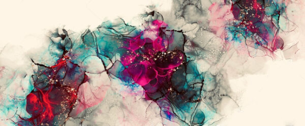 Colorful abstract fluid art composition. Colorful abstract fluid art composition.