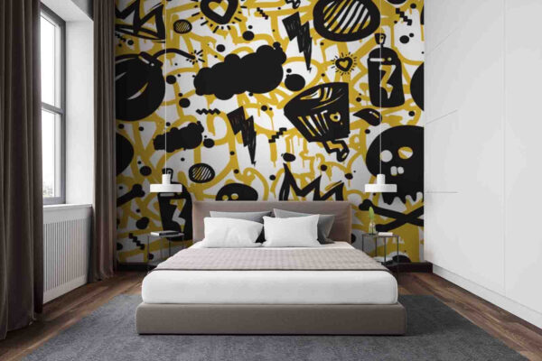 Pattern of graffiti and objects u71803pib1 600x400 - Pattern of graffiti and objects - tegory