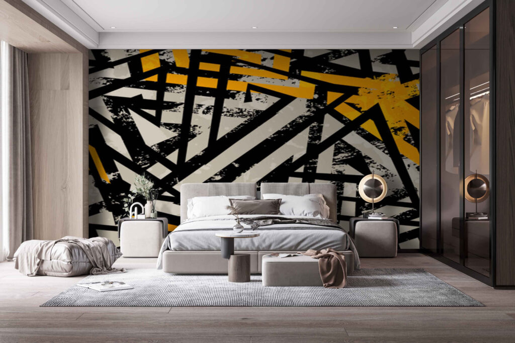 Black and yellow pattern Black and yellow pattern