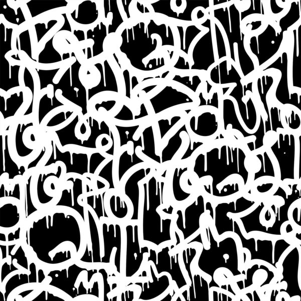 Black and white graffiti u71789p 600x600 - Black and white graffiti - tegory