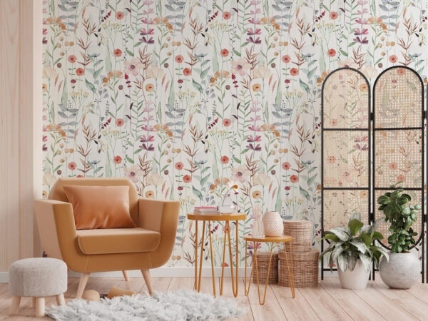 Pattern of flowers and plants Pattern of flowers and plants