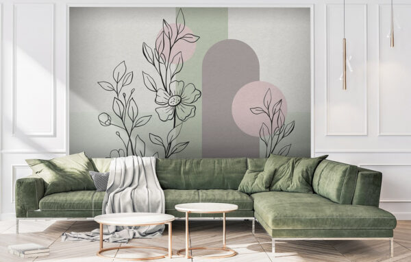 Drawing of a flower and leaves u71637pig3 600x382 - Drawing of a flower and leaves - tegory