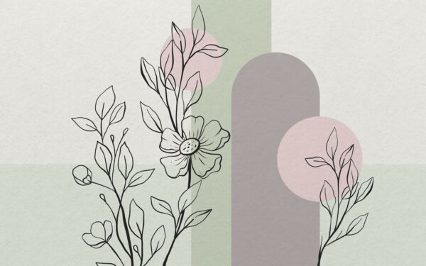 Drawing of a flower and leaves u71637p 600x375 - Drawing of a flower and leaves - tegory