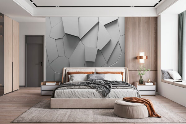 White wall with many irregular shapes u71596pib1 600x400 - White wall with many irregular shapes - tegory