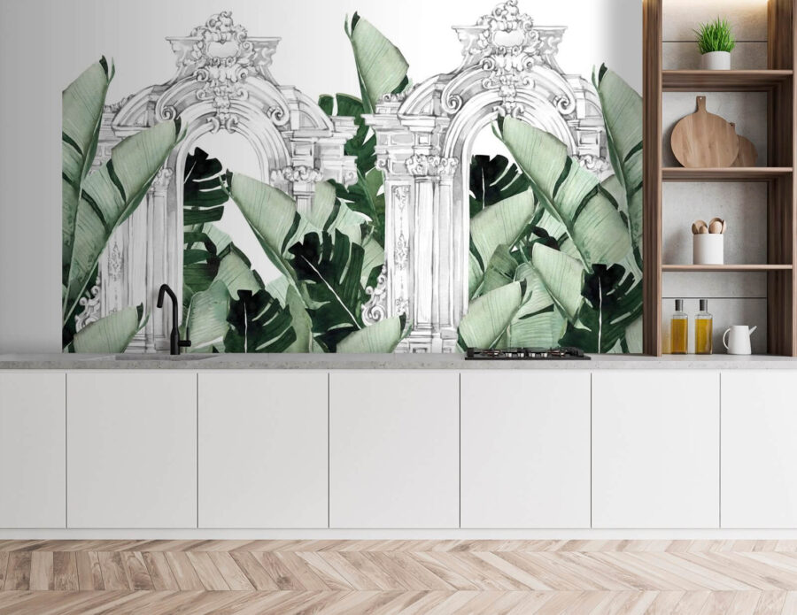 u71503pik1 900x695 - White archway with green leaves - tegory