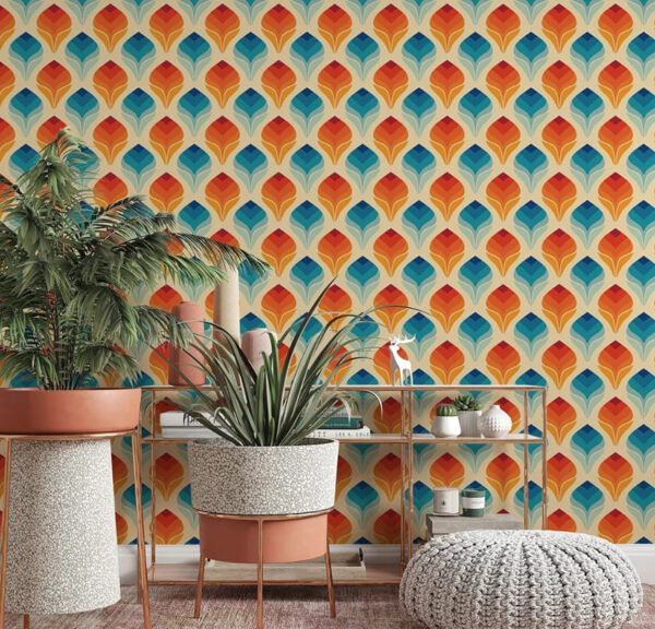 Pattern of orange and blue leaves u71428pig1m 600x576 - Pattern of orange and blue leaves - tegory