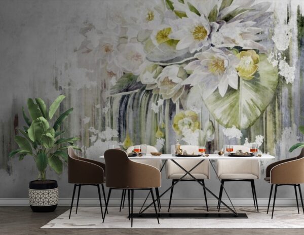 Painting of flowers on a white background u71322piq1 600x464 - Painting of flowers on a white background - tegory