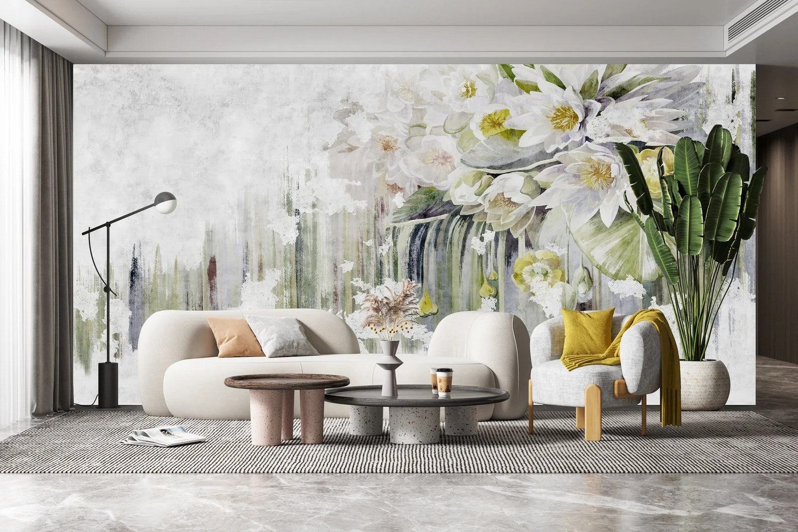 u71322pig1m - Painting of flowers on a white background - tegory