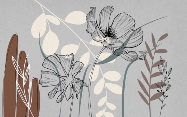 Drawing of flowers and leaves u71304p 600x375 - Drawing of flowers and leaves - tegory