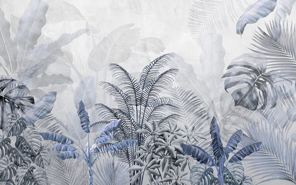 A group of plants with leaves A group of plants with leaves